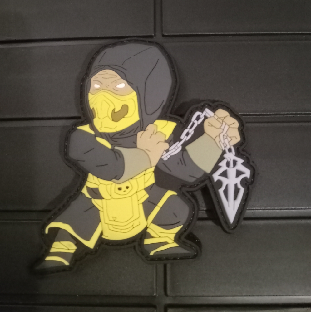 Mortal Kombat Scorpion Patch.